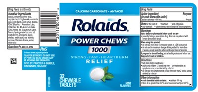 Rolaids Power Chews Mint Flavored (Rolaids Power Chews Mint Flavored)